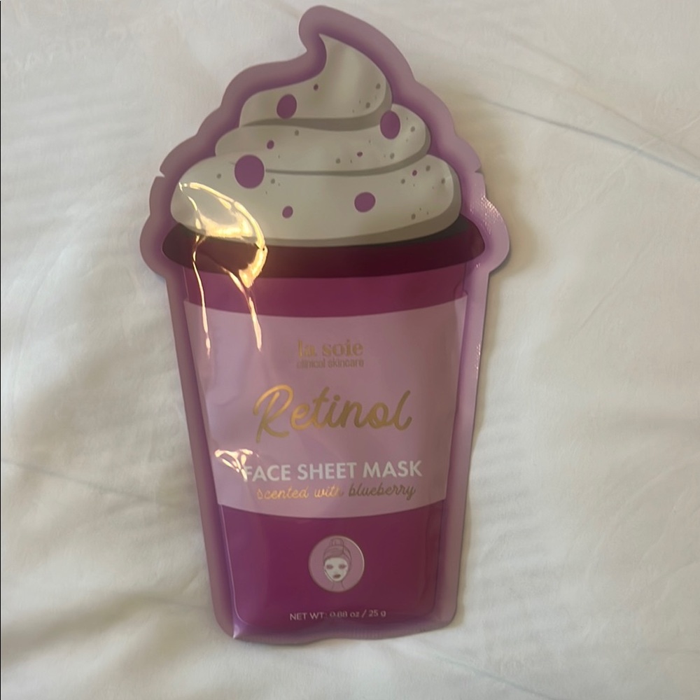 Retinol Face Sheet Mask - Purple